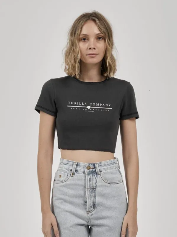 One For All Crop Baby Tee - Merch Black sold by Thrills