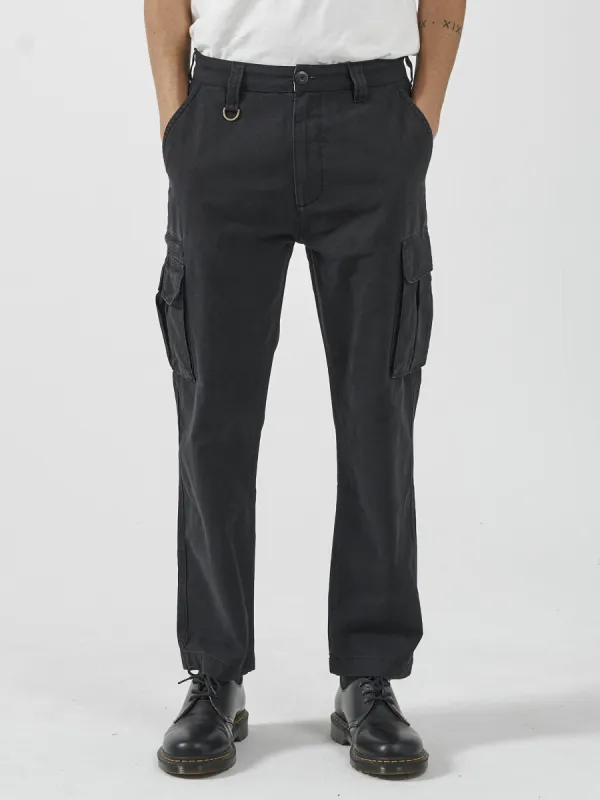 Slacker Union Cargo Pant - Black sold by Thrills