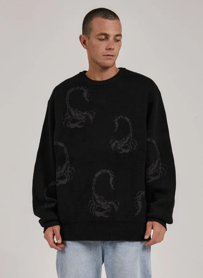 Doomed Crew Knit - Black sold by Thrills