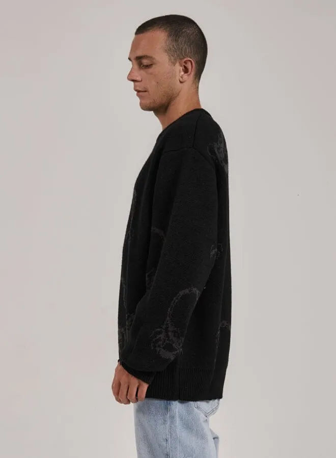Doomed Crew Knit - Black sold by Thrills product image thumbnail 3