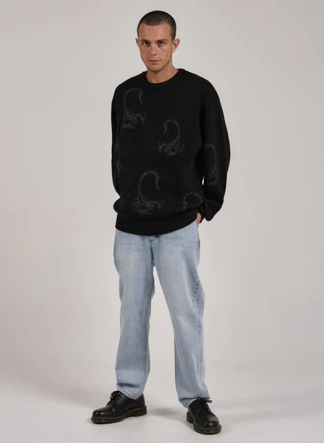 Doomed Crew Knit - Black sold by Thrills product image thumbnail 5