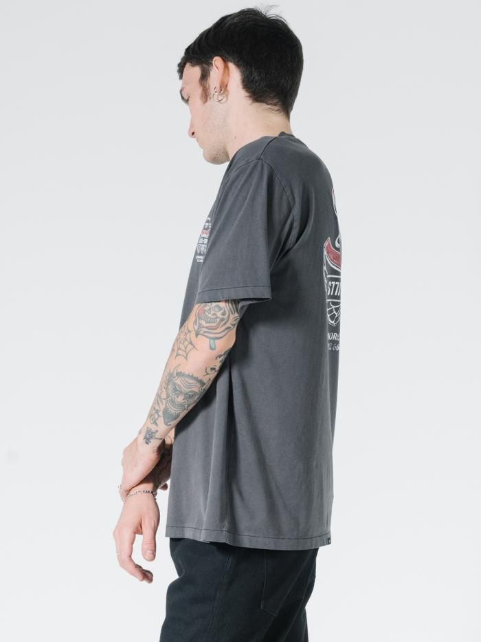 C&C Wings Merch Fit Tee - Vintage Black sold by Thrills product image thumbnail 3