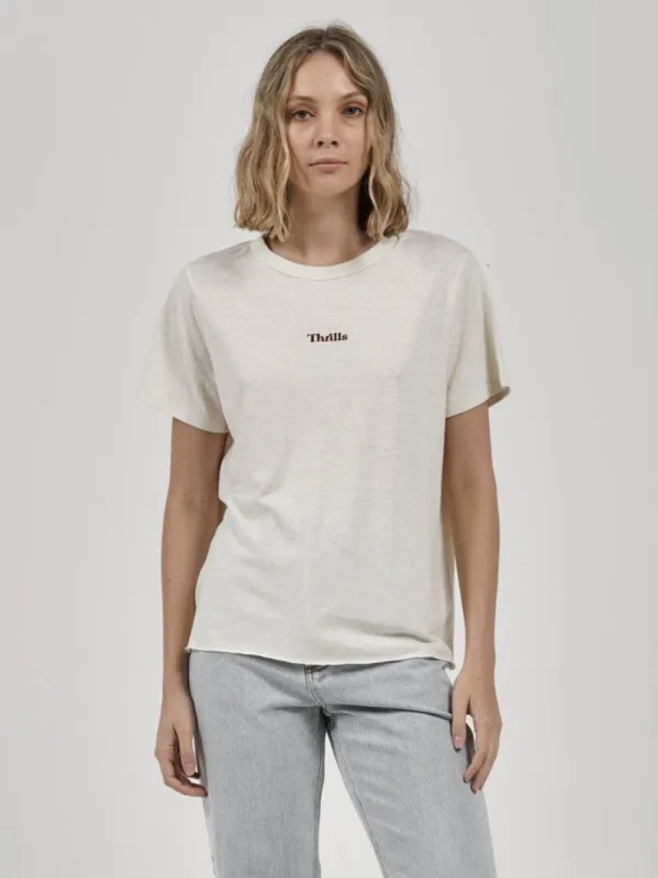 Paradise Thrills Hemp Relaxed Tee - Tofu sold by Thrills