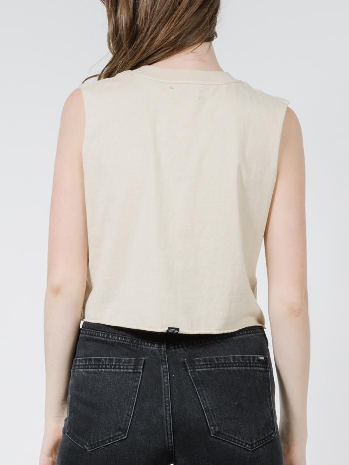 Rose Spirit Crop Muscle - Thrift White sold by Thrills product image thumbnail 2