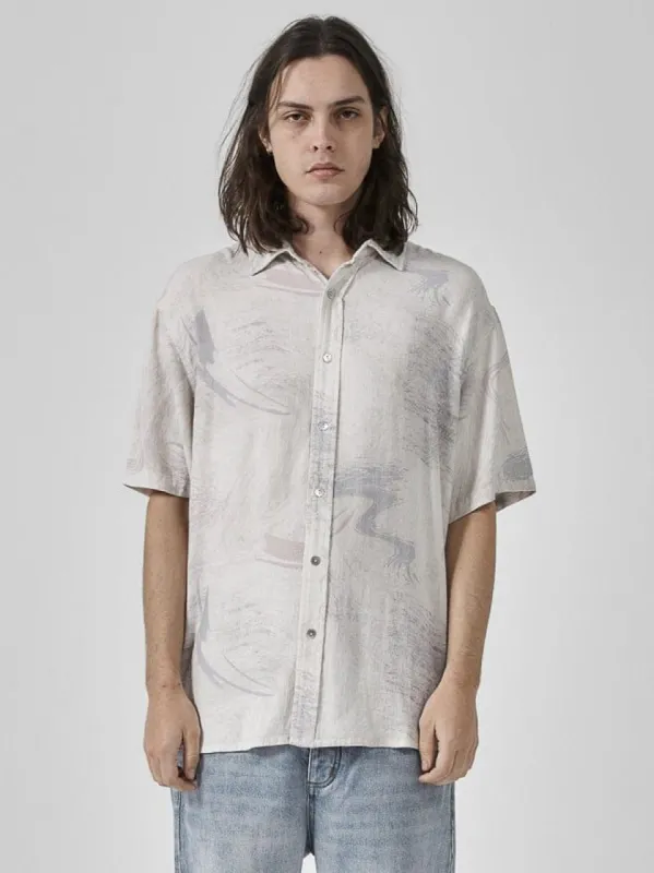 Plasma Dream Short Sleeve Shirt - White sold by Thrills