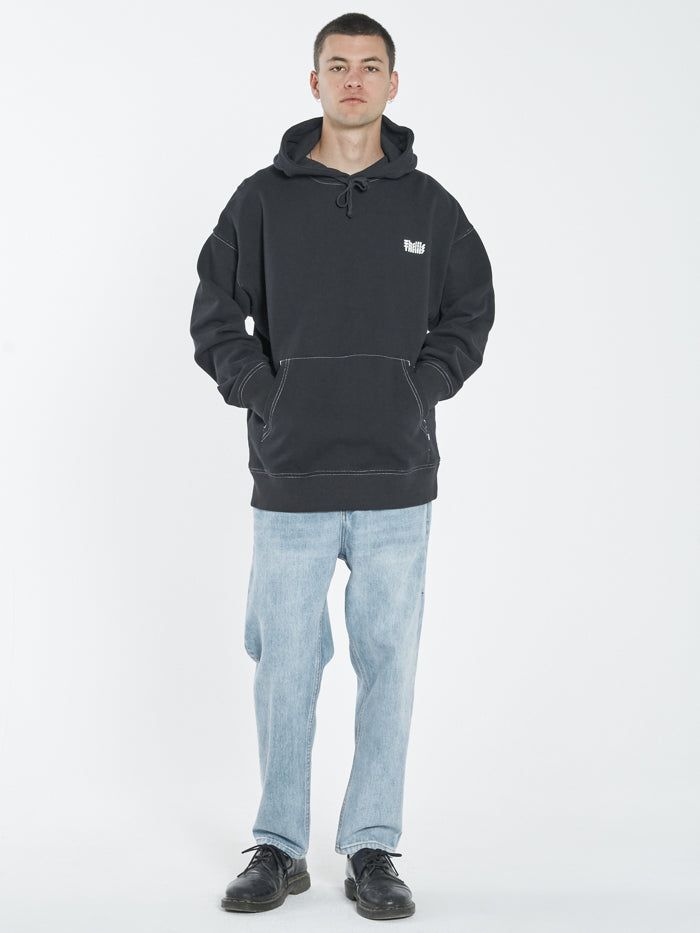 Infinite Thrills Slouch Pull On Hood - Washed Black sold by Thrills product image thumbnail 4