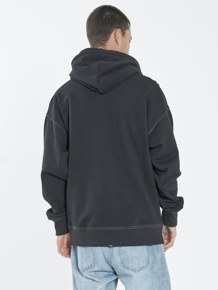 Infinite Thrills Slouch Pull On Hood - Washed Black sold by Thrills product image thumbnail 2