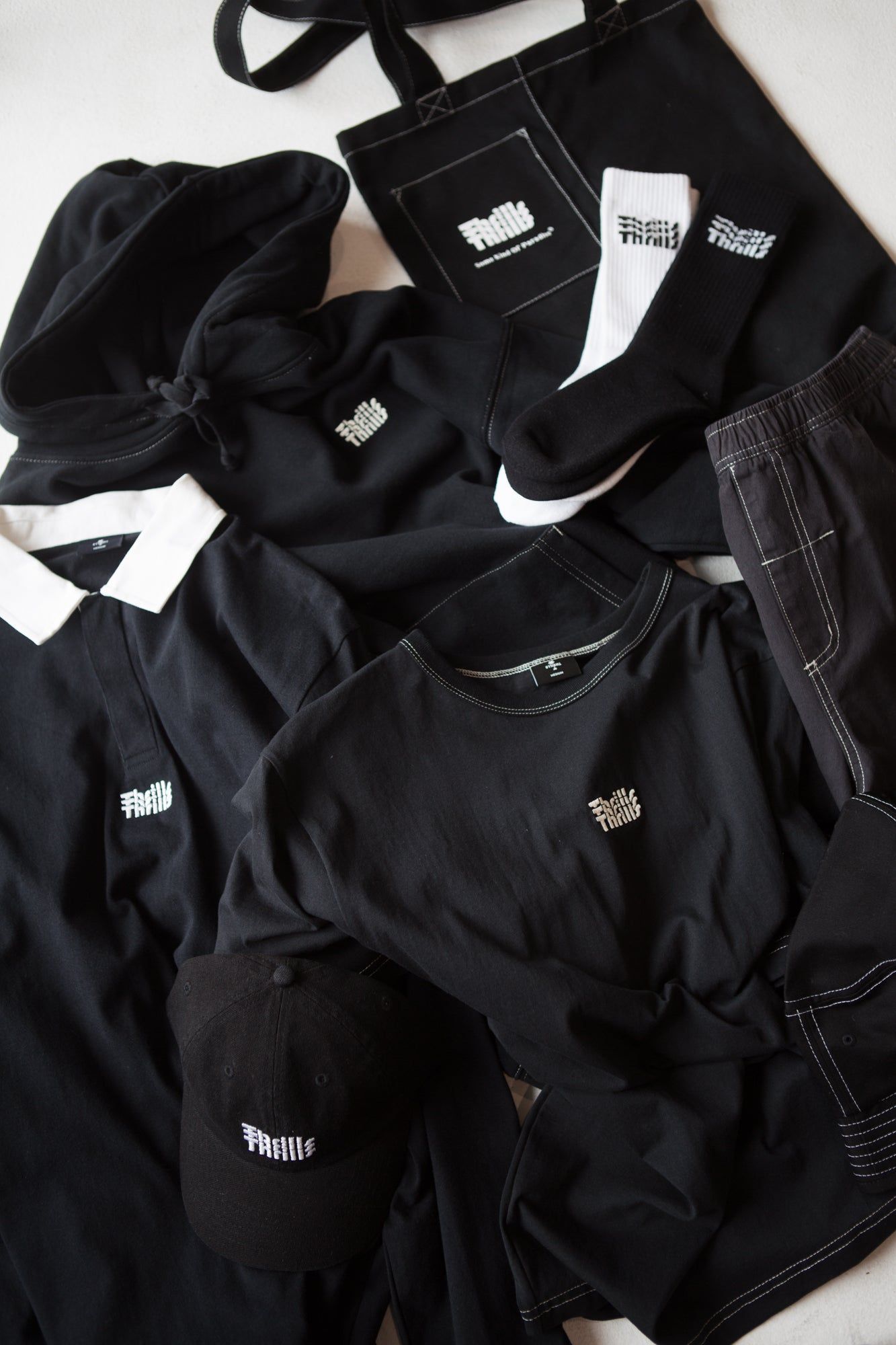 Infinite Thrills Slouch Pull On Hood - Washed Black sold by Thrills product image thumbnail 5