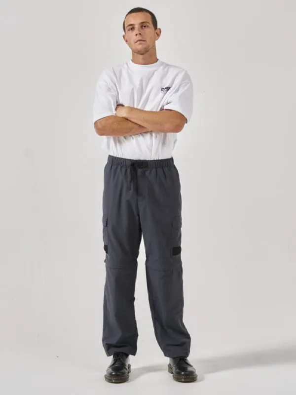 Big Slacker High Standards Zip Off Cargo Pant - Ebony sold by Thrills