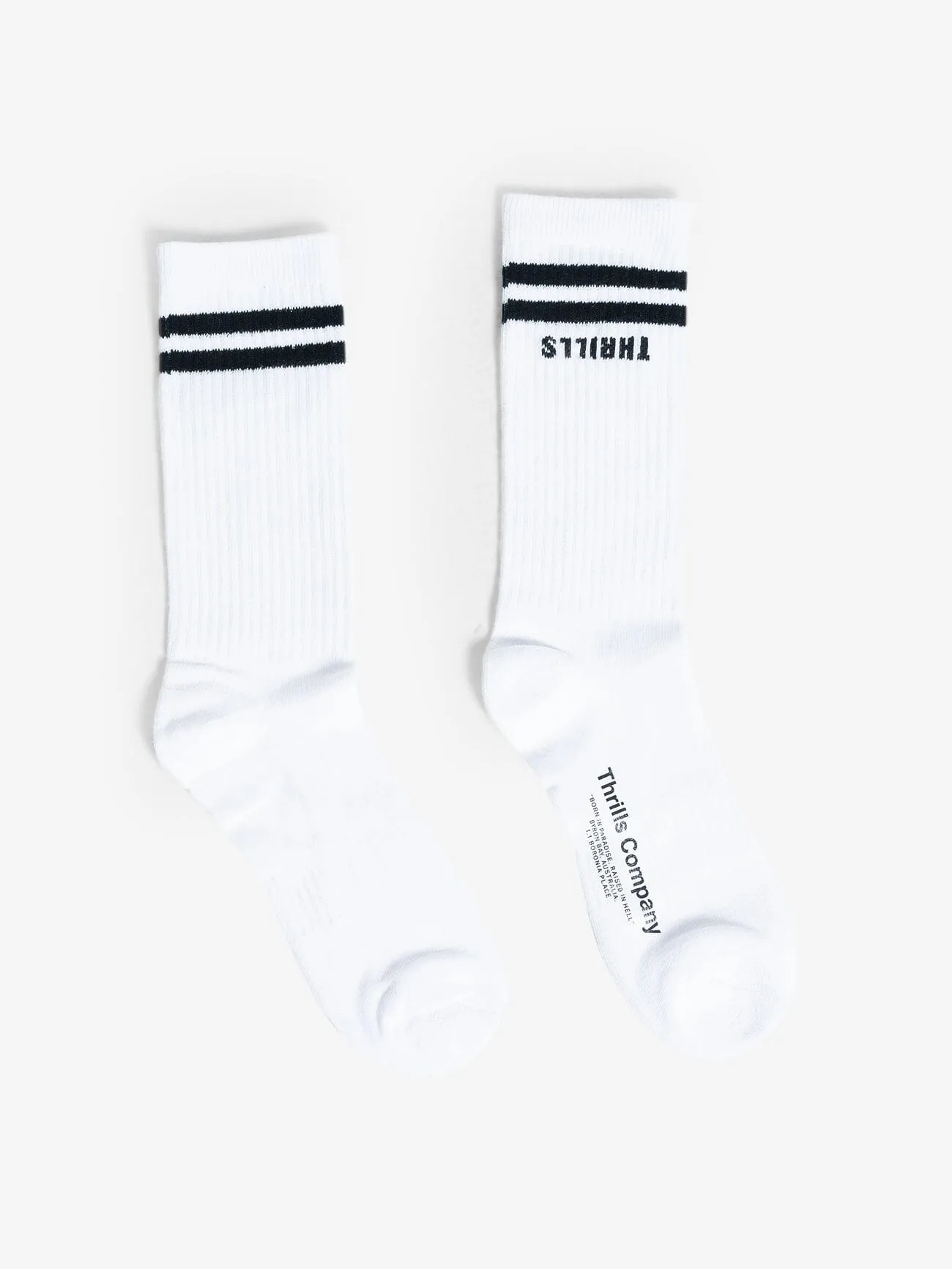 Minimal Thrills 3 Pack Sock - White sold by Thrills