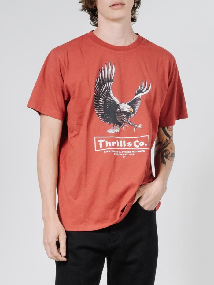 Traction Merch Fit Tee - Redwood sold by Thrills product image thumbnail 5