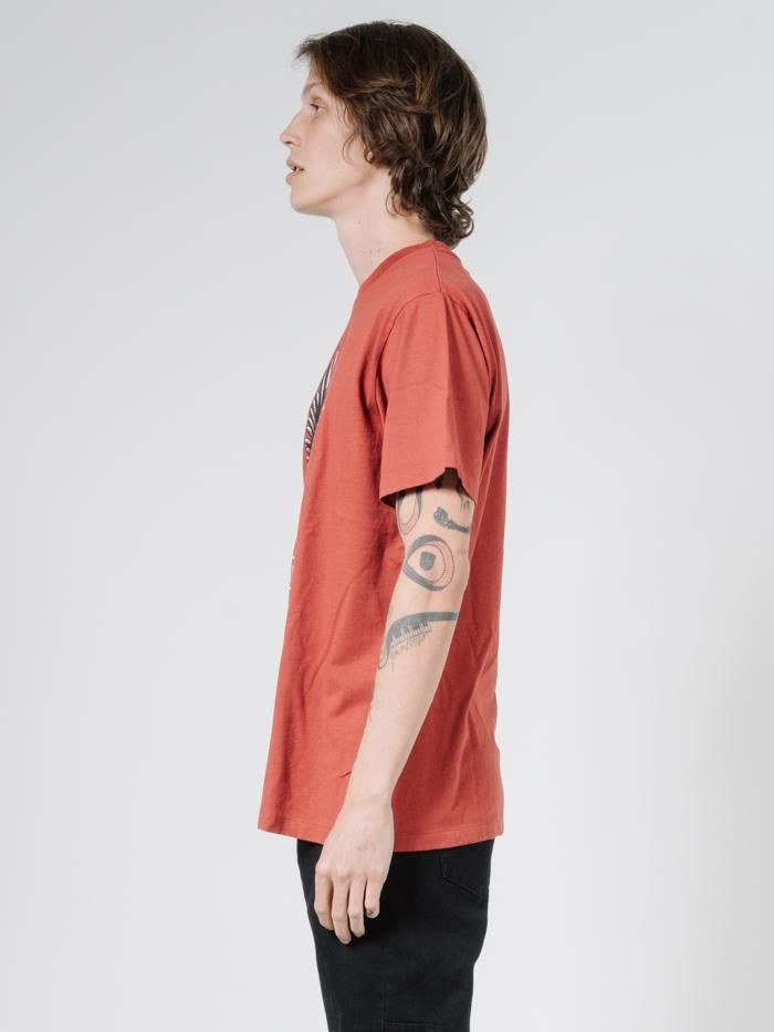 Traction Merch Fit Tee - Redwood sold by Thrills product image thumbnail 4
