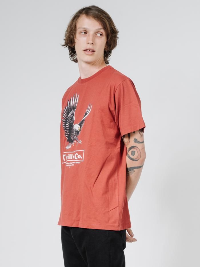 Traction Merch Fit Tee - Redwood sold by Thrills product image thumbnail 3