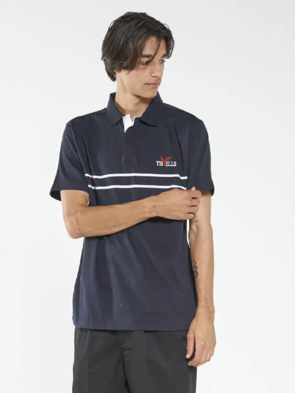 Red Wings Polo - Dark Navy made by Thrills