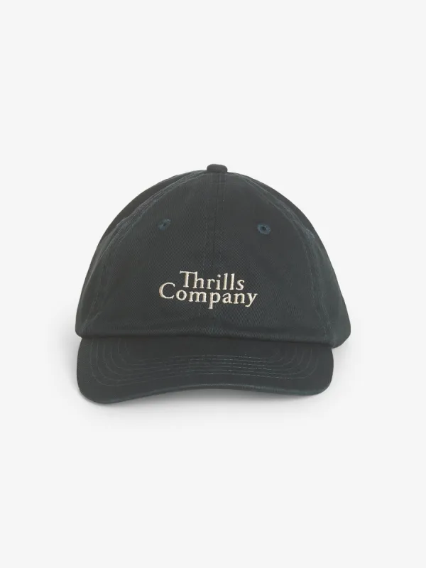 Thrills Company 6 Panel Cap - Dark Jade sold by Thrills