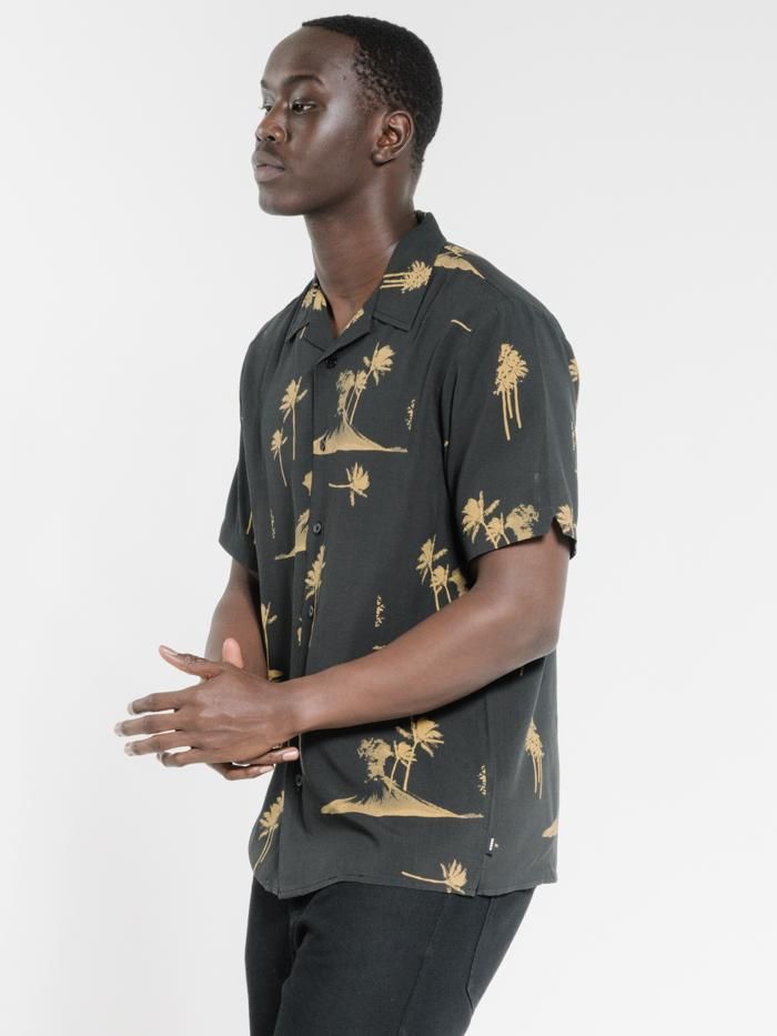 Disco Mush Bowling Shirt - Black sold by Thrills product image thumbnail 3