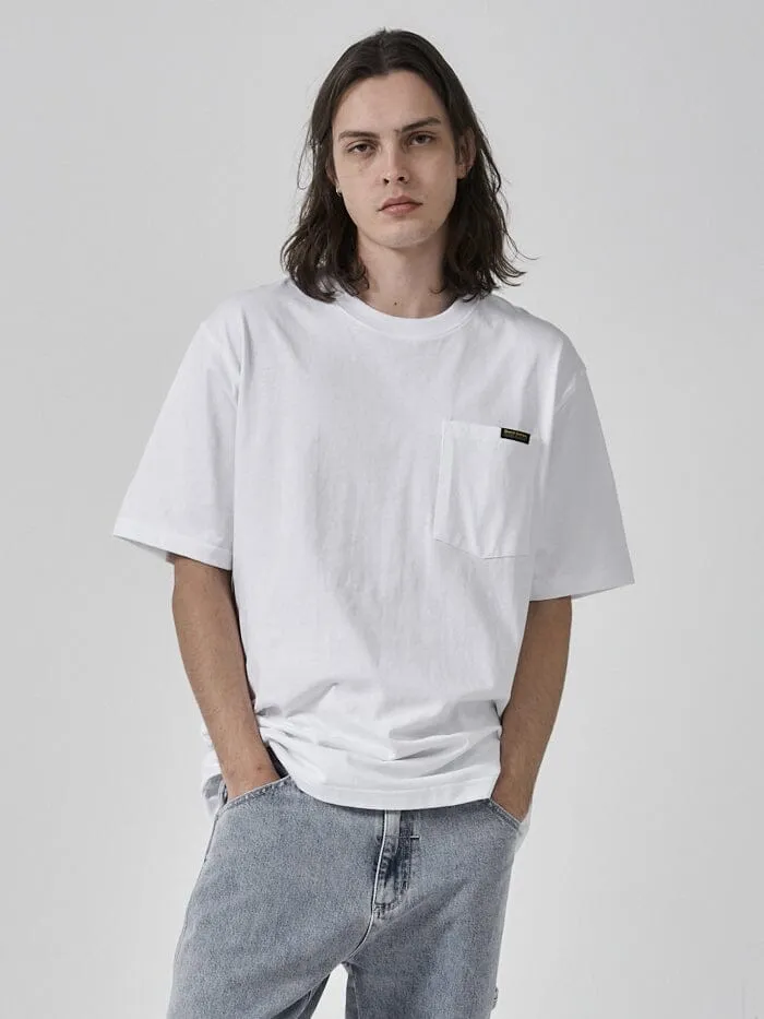 Hard Yakka x Thrills On The Level Oversize Fit Pocket Tee - White sold by Thrills product image thumbnail 4