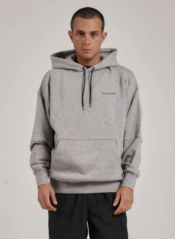 Underground Slouch Pull On Hood - Grey Marle sold by Thrills