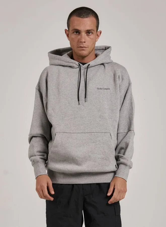 Underground Slouch Pull On Hood - Grey Marle sold by Thrills