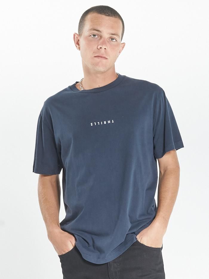 Minimal Thrills Merch Fit Tee - Ink sold by Thrills