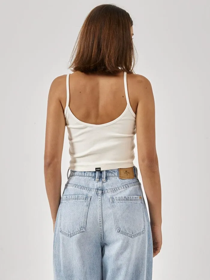 Inlay Crop Bound Tank - Heritage White sold by Thrills product image thumbnail 2