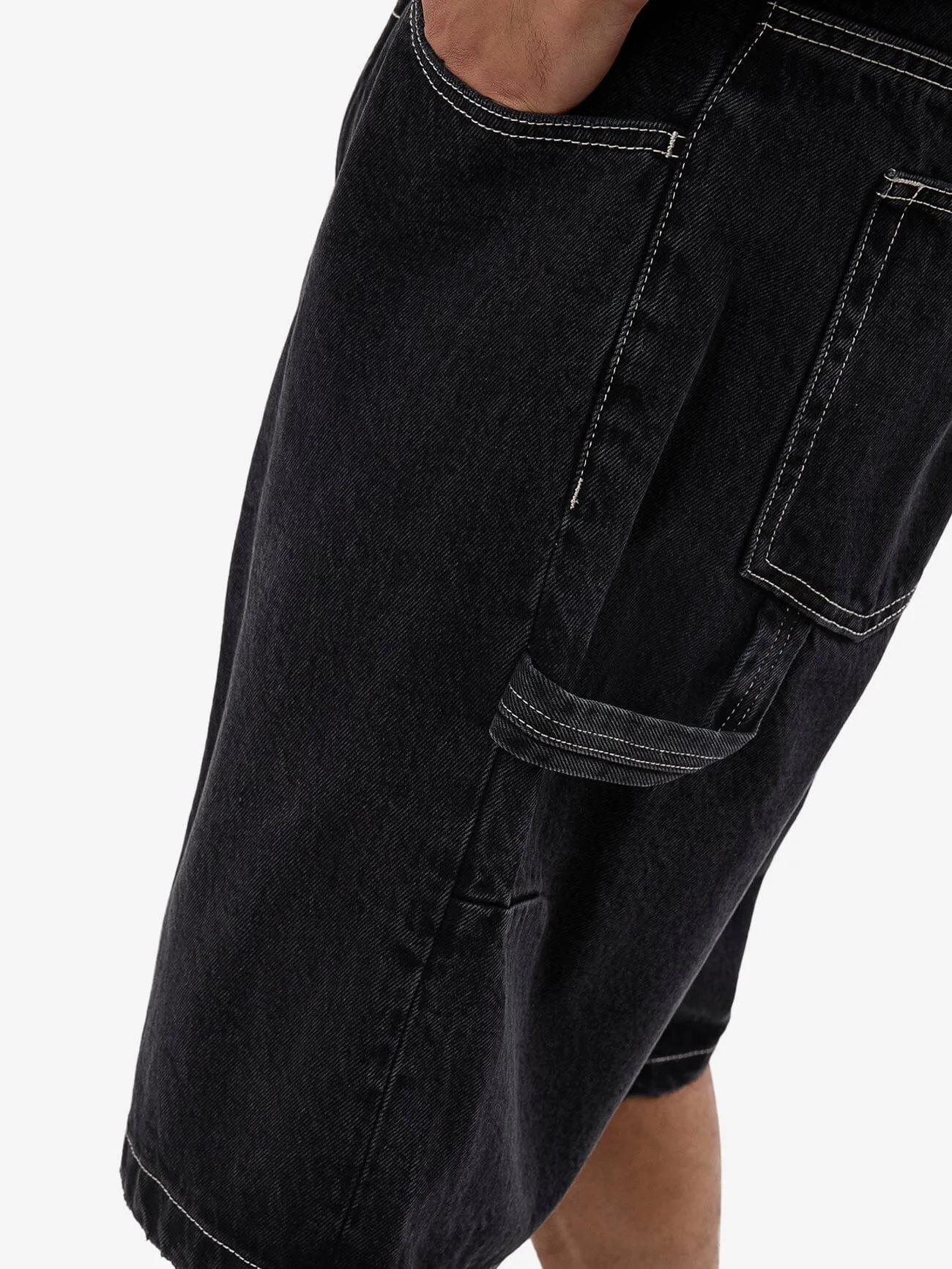 Big Slacker Denim Short - Aged Black sold by Thrills product image thumbnail 5