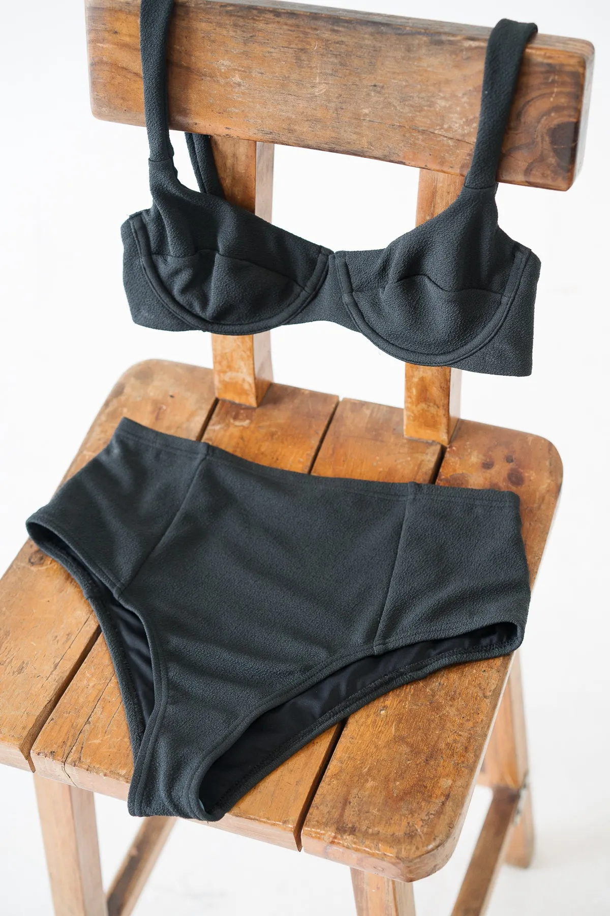 Adira High Waist Bikini Bottom - Black sold by Thrills product image thumbnail 5