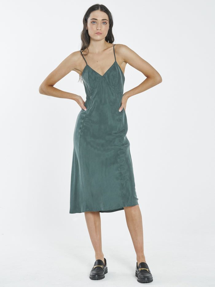 Chelsea Slip Dress - Vintage Teal sold by Thrills product image thumbnail 4