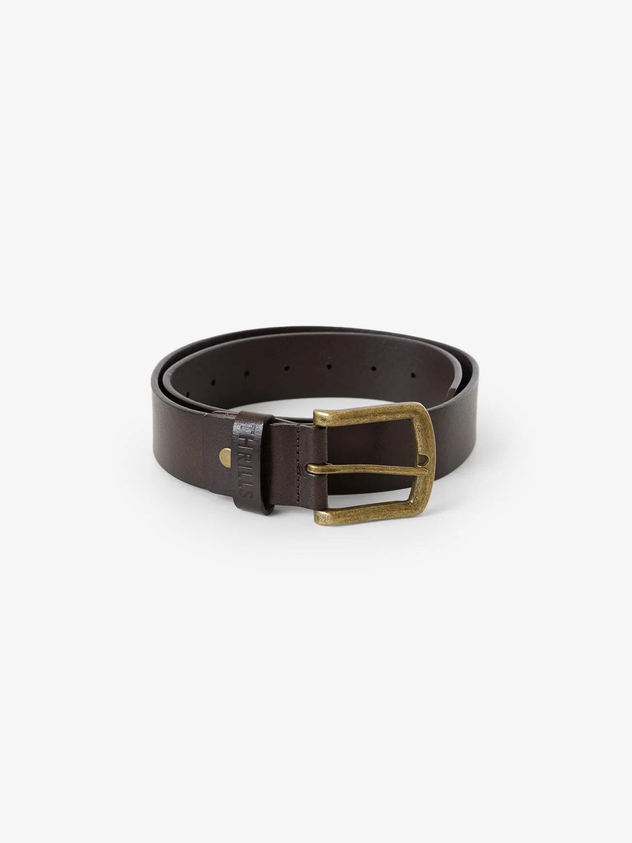 Thrills Leather Belt - Brown sold by Thrills