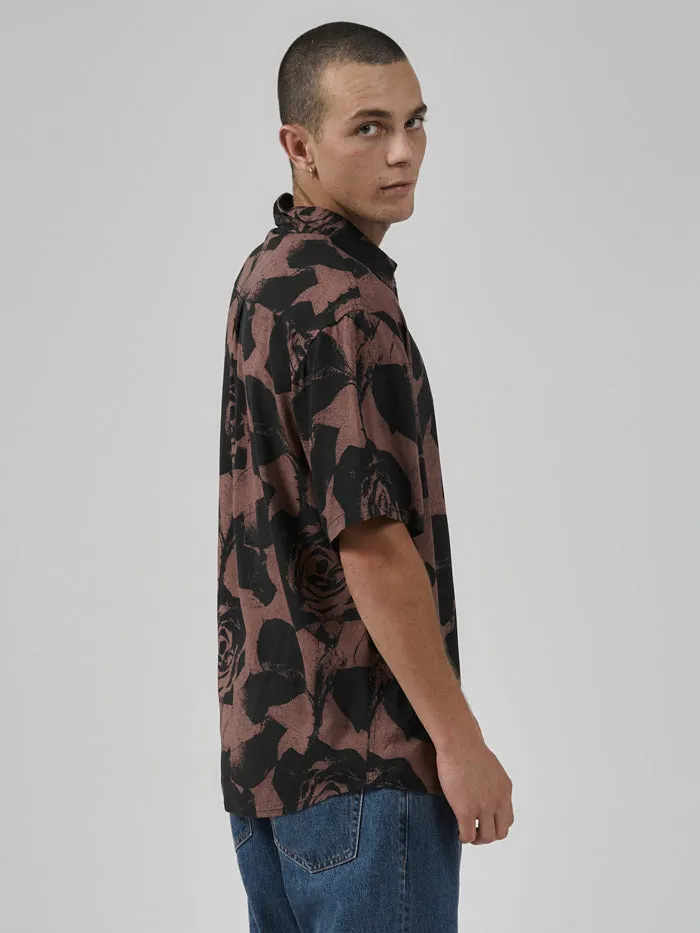 The Paradox of Paradise Bowling Shirt - Black sold by Thrills product image thumbnail 4