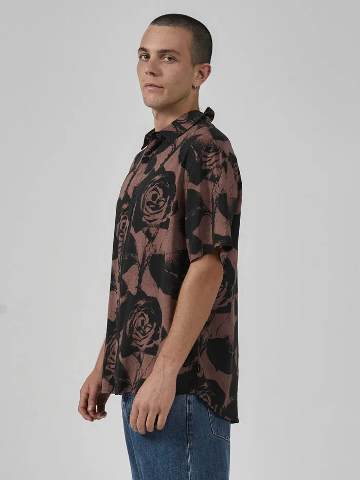 The Paradox of Paradise Bowling Shirt - Black sold by Thrills product image thumbnail 3