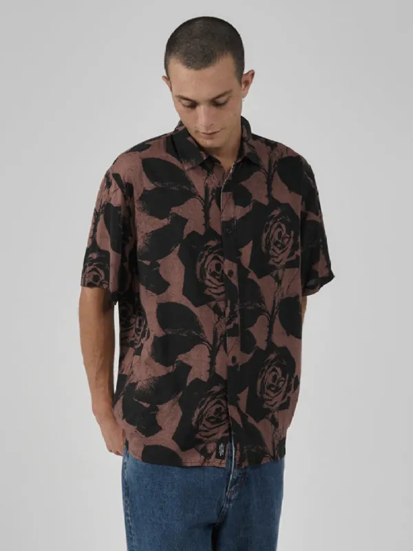 The Paradox of Paradise Bowling Shirt - Black sold by Thrills