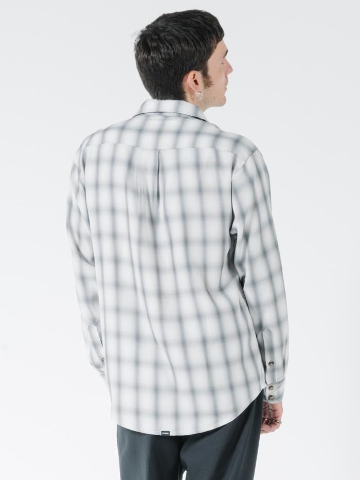Shadows Oversize Long Sleeve Shirt - Faded Grey sold by Thrills product image thumbnail 2