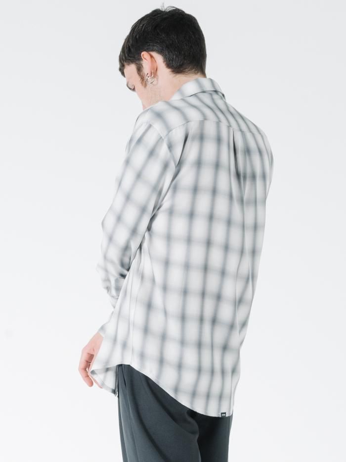 Shadows Oversize Long Sleeve Shirt - Faded Grey sold by Thrills product image thumbnail 3