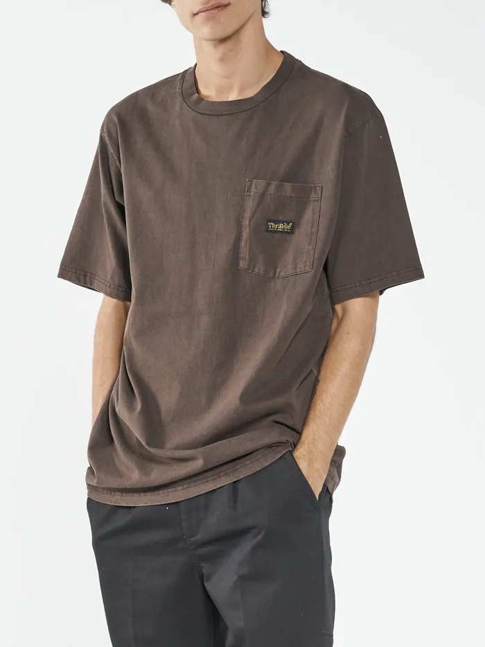 Thrills Union Oversize Fit Pocket Tee - Postal Brown sold by Thrills product image thumbnail 4