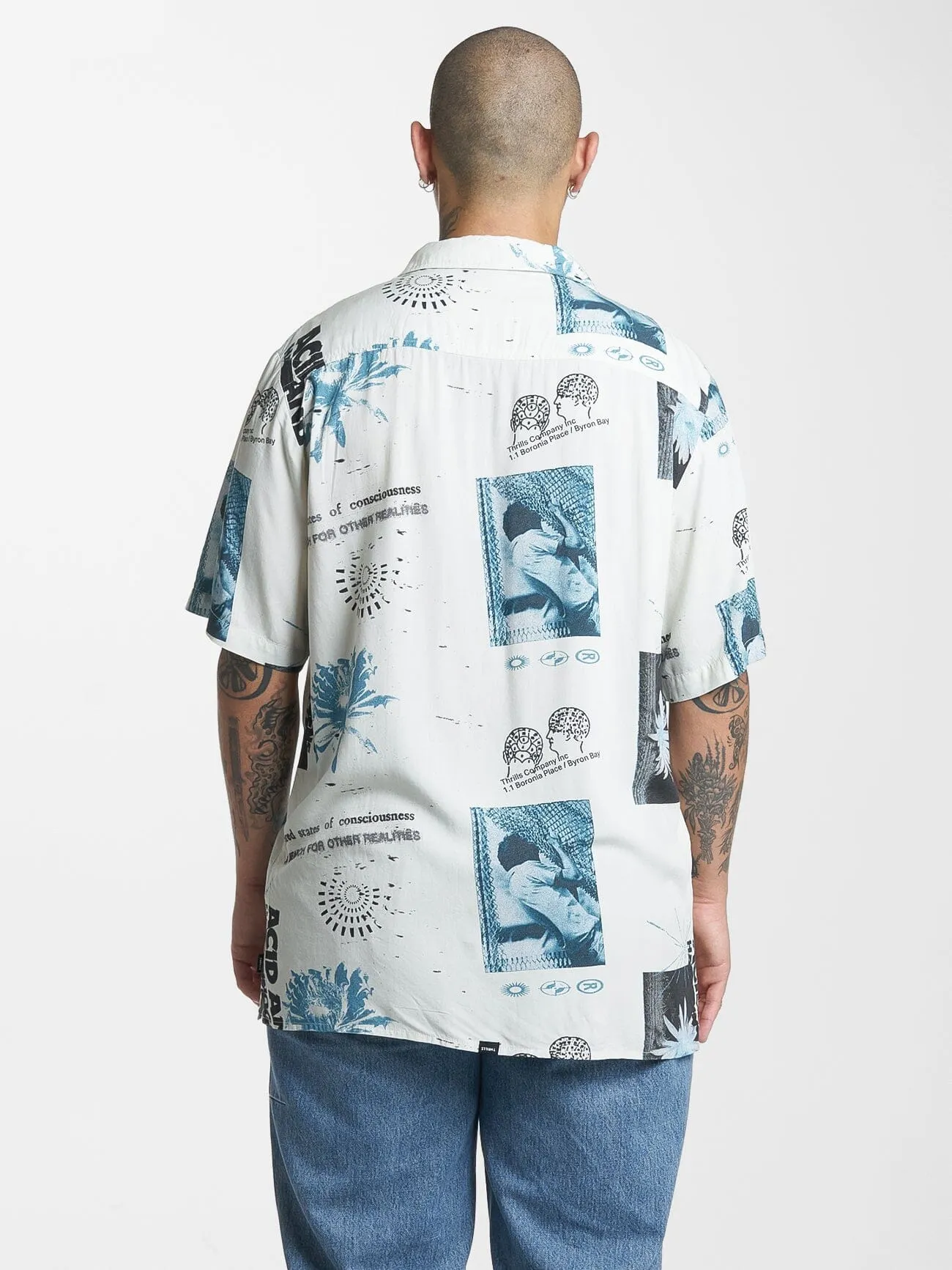 A & H Bowling Shirt - Heritage White sold by Thrills product image thumbnail 2