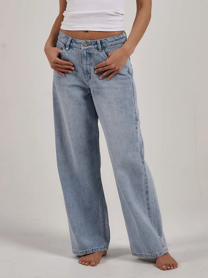 Billie Low Rise Baggy Jean - Ash Blue sold by Thrills product image thumbnail 4