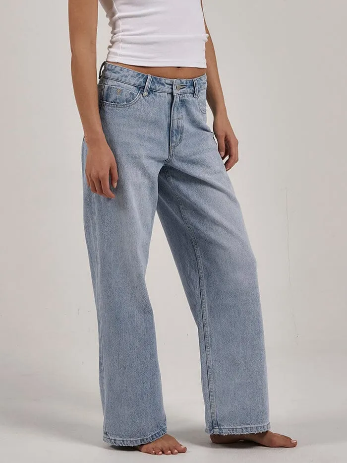 Billie Low Rise Baggy Jean - Ash Blue sold by Thrills product image thumbnail 5