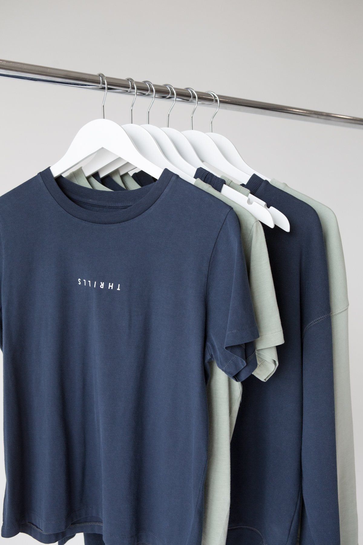 Minimal Thrills Merch Fit Tee - Eucalyptus sold by Thrills product image thumbnail 4
