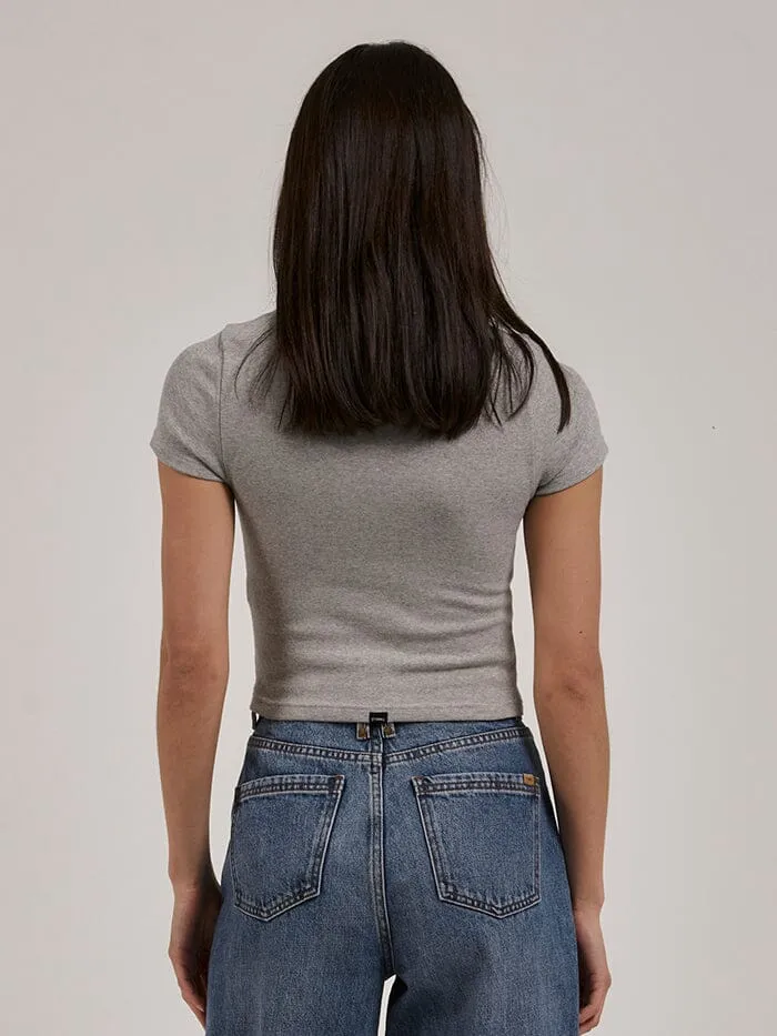 Coat Of Thrills Y2K Tee - Grey Marle sold by Thrills product image thumbnail 2