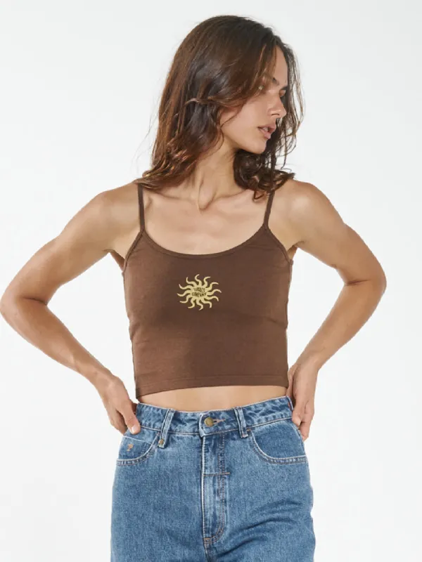 Solstice Hemp Crop Bound Tank - Cedar sold by Thrills