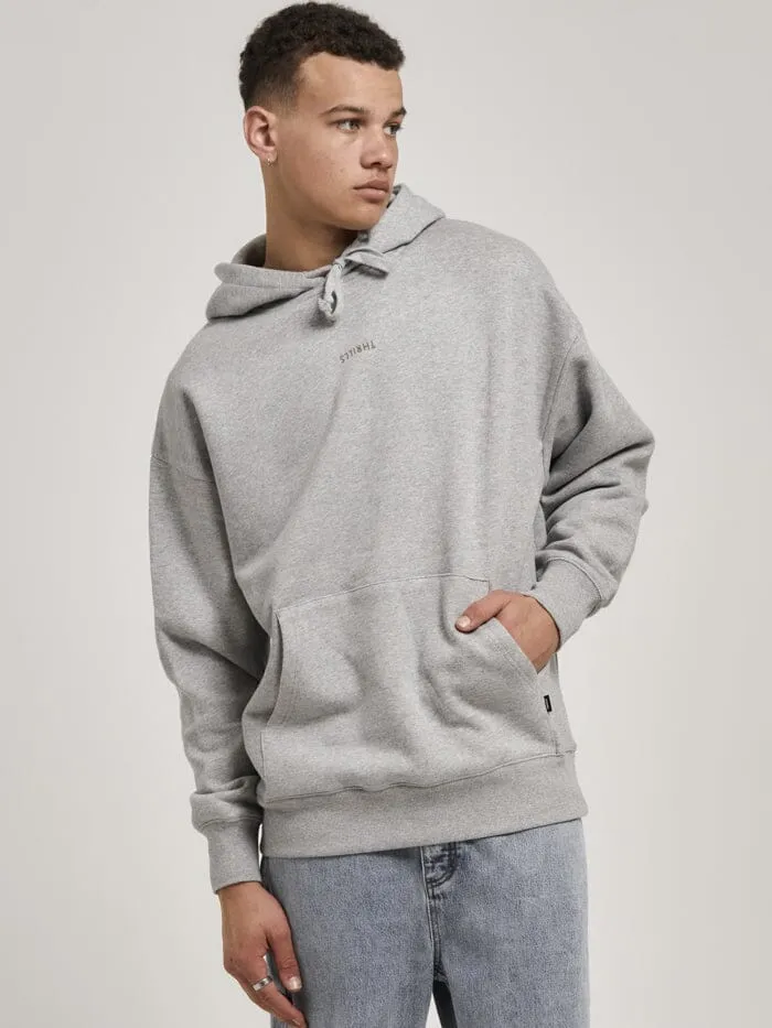 Minimal Thrills Slouch Pull On Hood - Grey Marle sold by Thrills