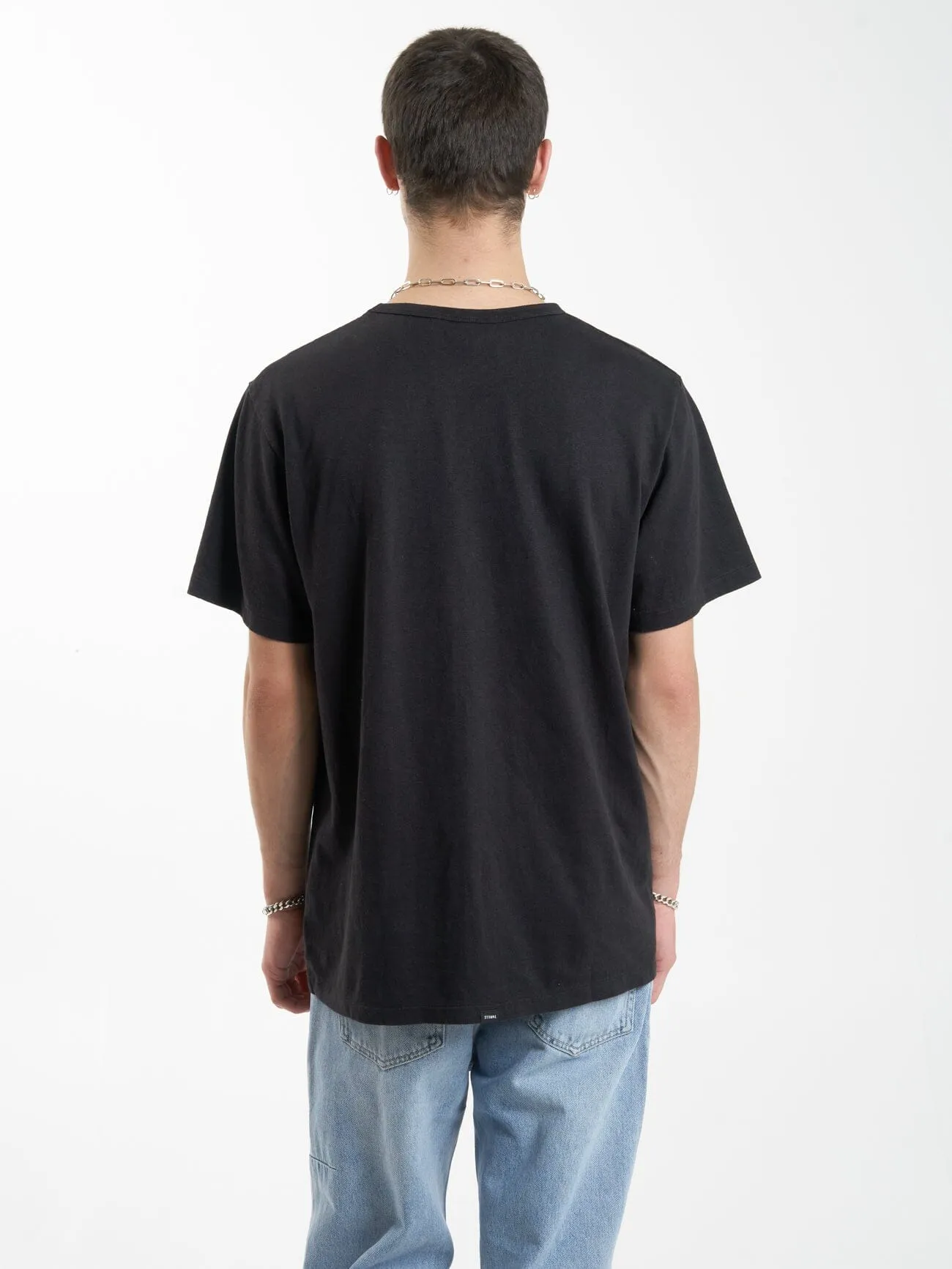 Hemp Thrills Embro Merch Fit Tee - Black sold by Thrills product image thumbnail 2