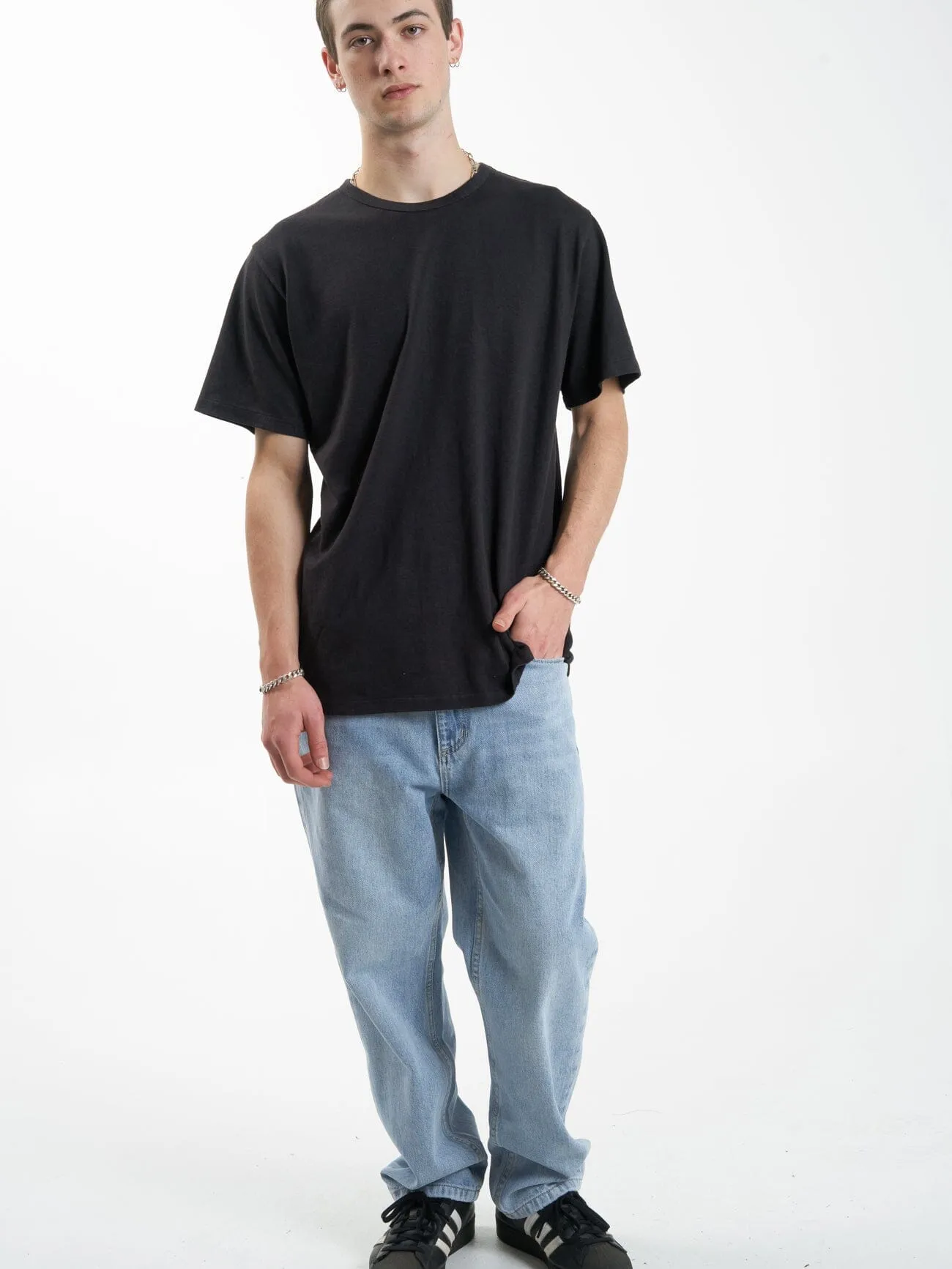 Hemp Thrills Embro Merch Fit Tee - Black sold by Thrills product image thumbnail 5