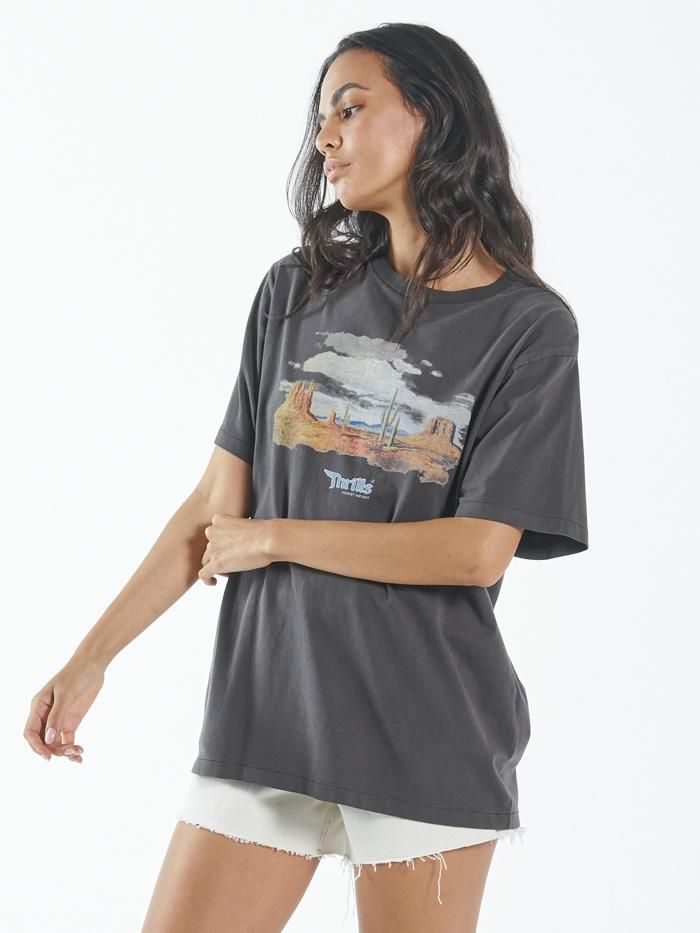 Monumental Thrills Merch Fit Tee - Vintage Black sold by Thrills product image thumbnail 2