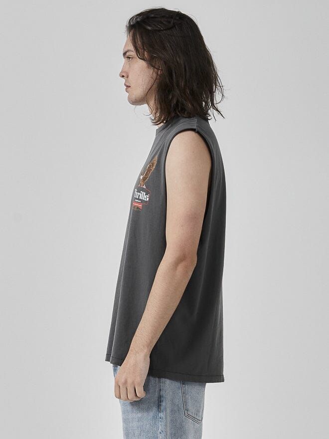 Unbreakable Merch Fit Muscle Tee - Merch Black sold by Thrills product image thumbnail 3