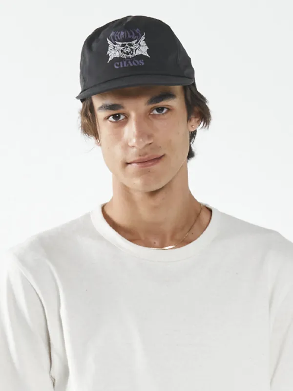 Chaos Skull 5 Panel Cap - Black sold by Thrills