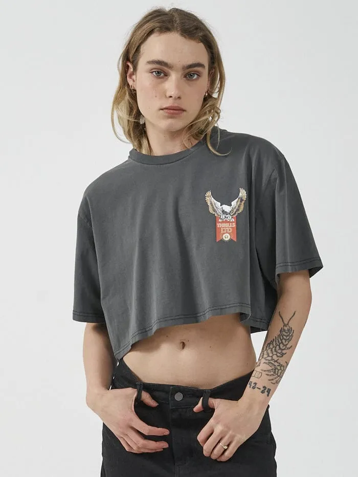 All For One Merch Super Crop Tee - Merch Black sold by Thrills