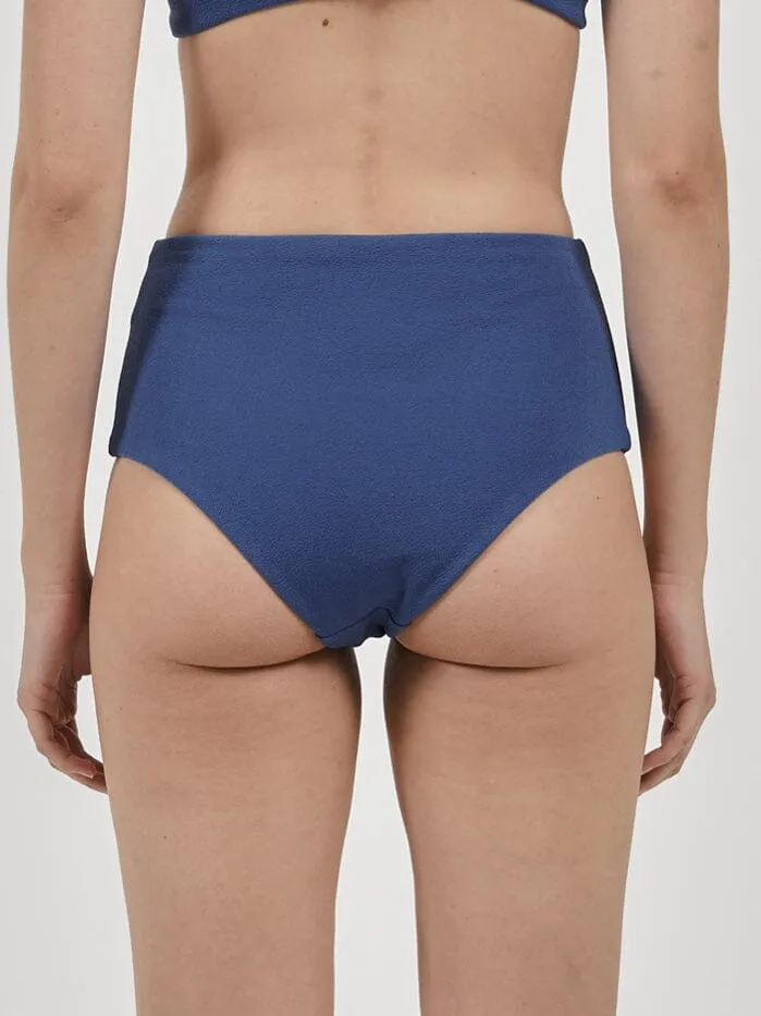 Adira High Waist Bikini Bottom - Botanical Blue sold by Thrills product image thumbnail 2