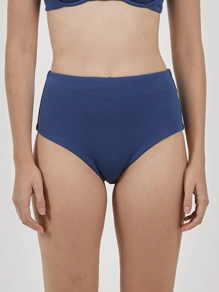 Adira High Waist Bikini Bottom - Botanical Blue sold by Thrills product image thumbnail 4